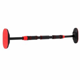 Bara de tractiuni reglabila pentru usa 72-105 cm, 180 kg, negru