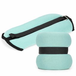 Greutati pentru glezna si incheietura 2x1,5 kg din neopren, verde menta