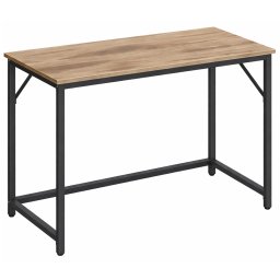 Birou calculator VASAGLE, stil industrial, blat PAL, 100x50x76 cm, maro camel