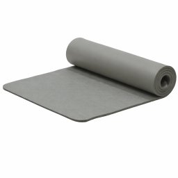 Saltea fitness antiderapanta NBR 183x61x1 cm cu curea de transport, gri