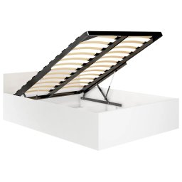 Somiera metalica rabatabila 140x200 cm cu pistoane pe gaz si 26 lamele