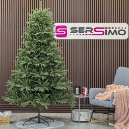 Brad artificial 3D Sersimo Alpine verde, 230 cm, cu aspect realist