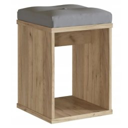 Taburet pentru masuta de toaleta, sezut confortabil, 30x30x42 cm, craft