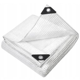 Prelata transparenta impermeabila din polietilena laminata 4x4 m, 100 g/mp