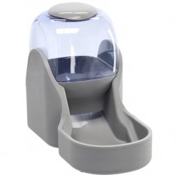 Dispenser automat de hrana pentru caini si pisici, 3.8L, gri