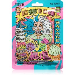 Mad Beauty Disney Villains Cruella mască textilă nutritivă 25 ml