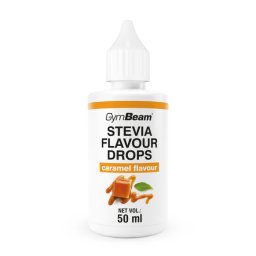 GymBeam Stevia Flavour Drops 50 ml caramel