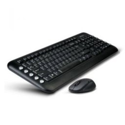 Kit Tastatura + Mouse A4TECH; model: 7200N; layout: US; NEGRU; USB; WIRELESS; MULTIMEDIA