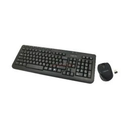 Kit Tastatura + Mouse LOGILINK; model: ID0077; layout: DE; NEGRU; USB; WIRELESS; MULTIMEDIA