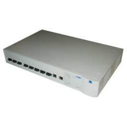 SWITCH 3COM; model: SUPERSTACK 3300; MANAGEMENT; PORT CONSOLA; PORTURI: 8 x SFP 10/100; 2 x RJ-45 ; REF