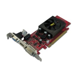 Placa video PALIT 512 MB; GDDR3; 64 bit; PCI-E 16x; NVIDIA GeForce 210; VGA; DVI; HDMI