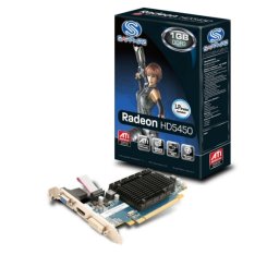 Placa video SAPPHIRE 1024 MB; GDDR3; 64 bit; PCI-E 16x; AMD Radeon HD 5450; VGA; DVI; HDMI