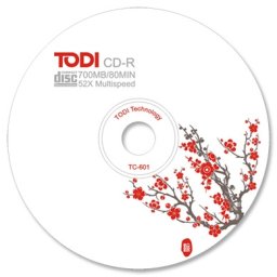 Blank CD-R TODI; 700MB; 52X; bulk