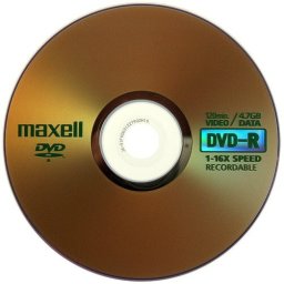 Blank DVD-R MAXWELL; 4.7GB; 16X; bulk