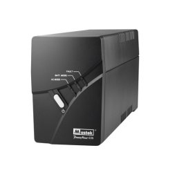 UPS MUSTEK; model: POWERMUST 600VA; format: TOWER; iesiri: 3; baterii NOI; stare: NOU