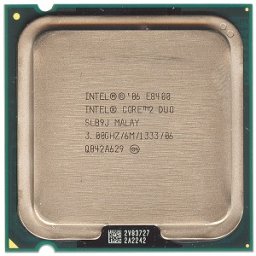 PROCESOR: INTEL; CORE 2 DUO; E8400; 3.0 GHz; socket: LGA775; REF