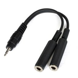 Cablu audio; JACK 3.5 M la JACK 3.5 F; JACK 3.5 F; 0.1m