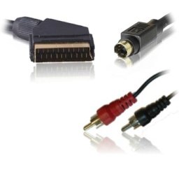 Cablu video; SCART M la S-VIDEO T; RCA M; RCA M; 3m