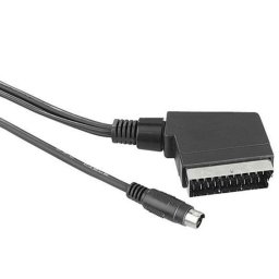 Cablu video; SCART M la S-VIDEO M; 1.8m