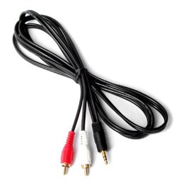 Cablu audio; JACK 3.5 M la 2xRCA M; 5m