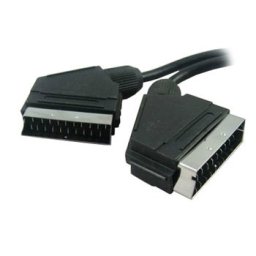 Cablu video; SCART M la SCART M; 1.5m