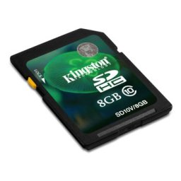 SD-HC CARD KINGSTON; model: SD10V/8GB; capacitate: 8 GB; clasa: 10; culoare: NEGRU