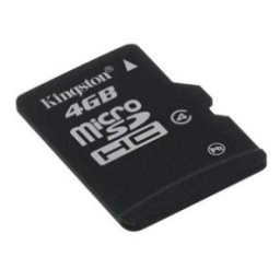 MICRO SD CARD KINGSTON; model: SDC10/4GB; capacitate: 4 GB; clasa: 10; culoare: NEGRU