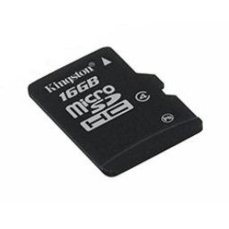 MICRO SD CARD KINGSTON; model: SDC10/16GB; capacitate: 16 GB; clasa: 10; culoare: NEGRU