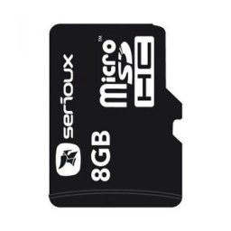 MICRO SD CARD SERIOUX; model: SFTF08AC10; capacitate: 8 GB; clasa: 10; culoare: NEGRU