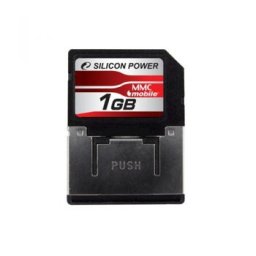 MMC SILICON POWER; model: SP001GBMMM100V10; capacitate: 1 GB; culoare: NEGRU