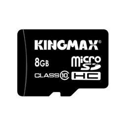 MICRO SD-HC KINGMAX; model: KM08GMCSDHC10CR; capacitate: 8 GB; clasa: 10; culoare: NEGRU