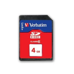 SD-HC CARD VERBATIM; model: 44017; capacitate: 4 GB; clasa: 6; culoare: ALBASTRU
