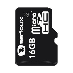 MICRO SD CARD SERIOUX; model: SFTF16AC06; capacitate: 16 GB; clasa: 6; culoare: NEGRU