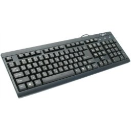Tastatura GEMBIRD; model: KB-8300-BL; layout: US; NEGRU; PS/2