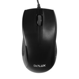 Mouse DELUX; model: DLM-375; NEGRU; USB