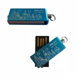 USB STICK PNY; model: 16GBCITYBLU-EF; capacitate: 16 GB; interfata: 2.0; culoare: BLUE
