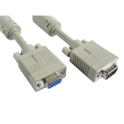 Cablu video; VGA M la VGA F; 10m