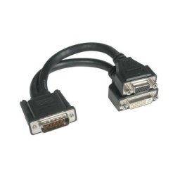 Cablu video; DMS 59 la 2 x VGA F; 0.1m