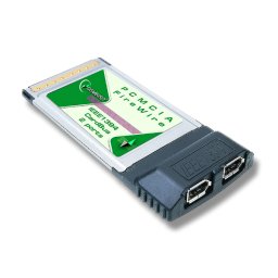 GEMBIRD ADAPTOR; PCMCIA CARDBUS la 2xFIREWIRE-6P F; PCMCIA-FW2