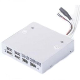 GEMBIRD HUB, USB 2.0 M la 2xFIREWIRE-6p M, 2xFIREWIRE-6P F, 4xUSB 2.0 F, UHB-166-S