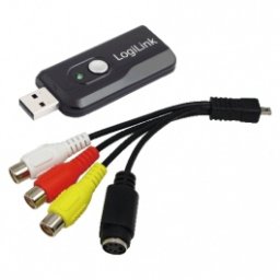 LOGILINK ADAPTOR USB; USB 2.0 M la 3xRCA F; 1*S-VIDEO F; VG0005B