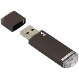 USB STICK KINGMAX; model: KM04GUD05; capacitate: 4 GB; interfata: 2.0; culoare: NEGRU
