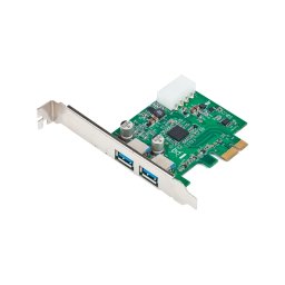 Gembird Adaptor USB3.0; PCI-Ex la 2xUSB 3.0 F; UPC-30-2P