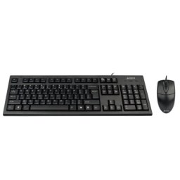 Kit Tastatura + Mouse A4TECH; model: 8520D; layout: US; NEGRU; USB;