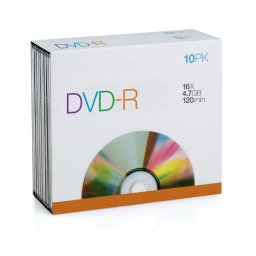 Blank DVD-R SPACER 10PACK; 4.7GB; 16X; bulk