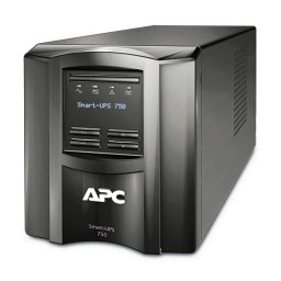 UPS APC; model: SMART 750VA; format: 1U; management; iesiri: USB,RS-232; baterii SH