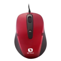 Mouse SERIOUX; model: CRUZER170-RD; USB