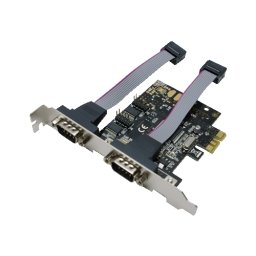 LOGILINK Adapter: PCI-E 1x to 2 x SERIAL (DB-9); PC0031