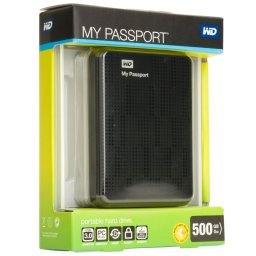 HDD EXTERN WESTERN DIGITAL; model: MY PASSPORT; 500GB; 2.5"; USB 3.0