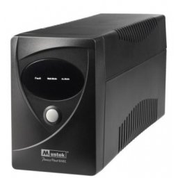 UPS MUSTEK; model: 636EG 600VA; format: TOWER; iesiri: 2; baterii NOI; stare: NOU